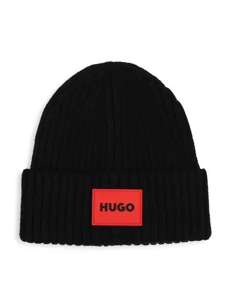 HUGO шапка beanie дитяча з бавовною