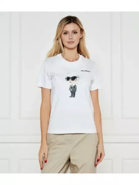 Karl Lagerfeld Póló IKON AQUARELLE K fehér