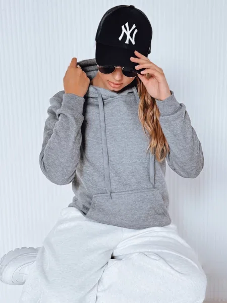 Bluza BASIC z kapturem antracytowa