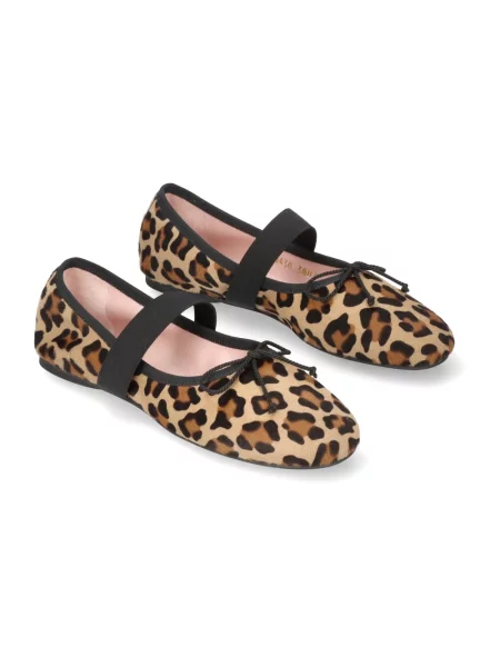 Balerinki Pretty Ballerinas eleganckie brązowe
