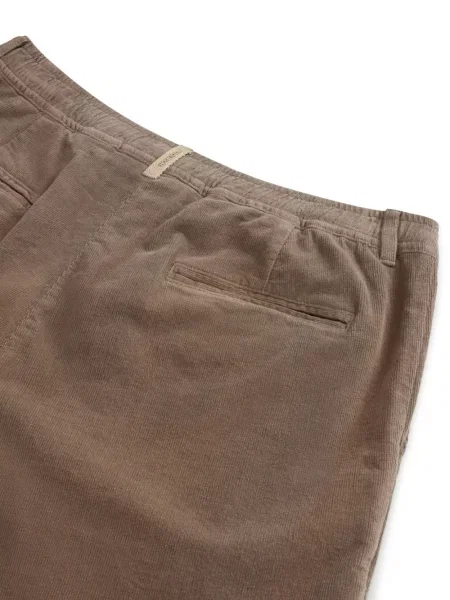 Pantaloni Woolrich plisate maro