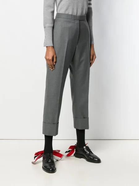 Kalhoty Thom Browne šedé