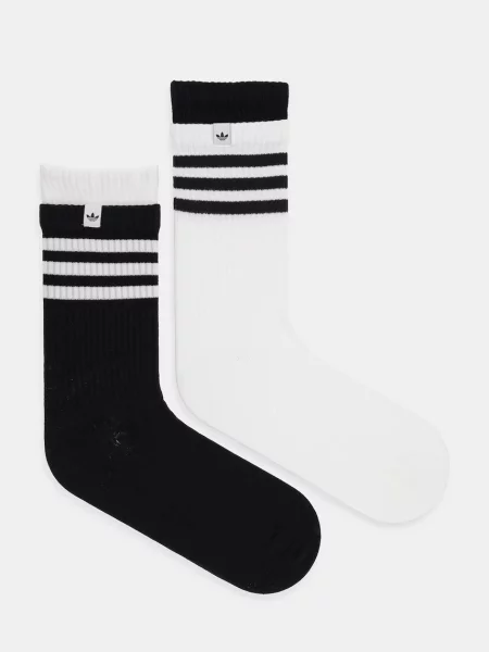 Чорапи adidas Originals 2 чифта черно