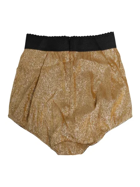 Majtki Dolce And Gabbana z wysoką talią żółte