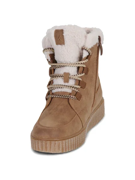 Detské snehule Kimberfeel Rebby cognac hnedá