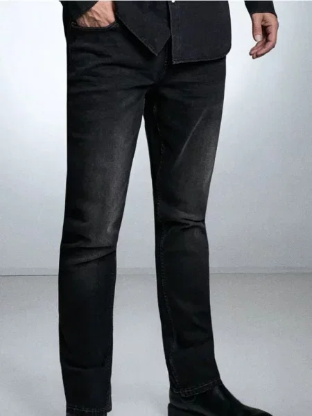 Sinsay Jeansy regular fit czarny