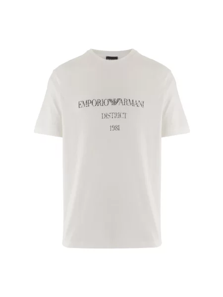 Koszulka Emporio Armani biała
