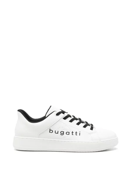 Fűzős csipkés sneaker Bugatti autogrammal fehér