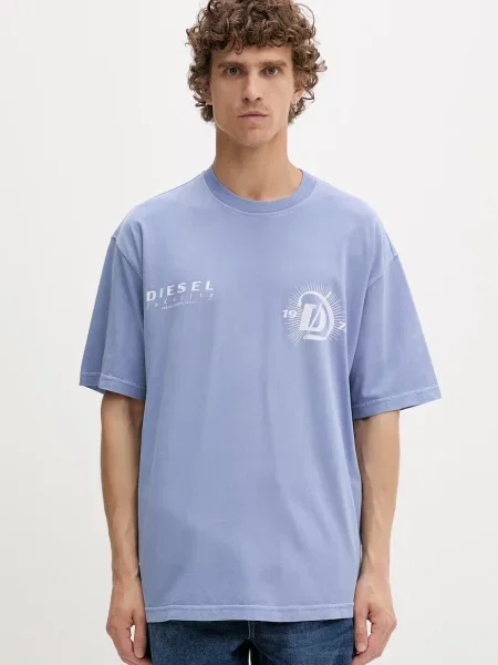 Diesel T-shirt ανδρικό μπλε