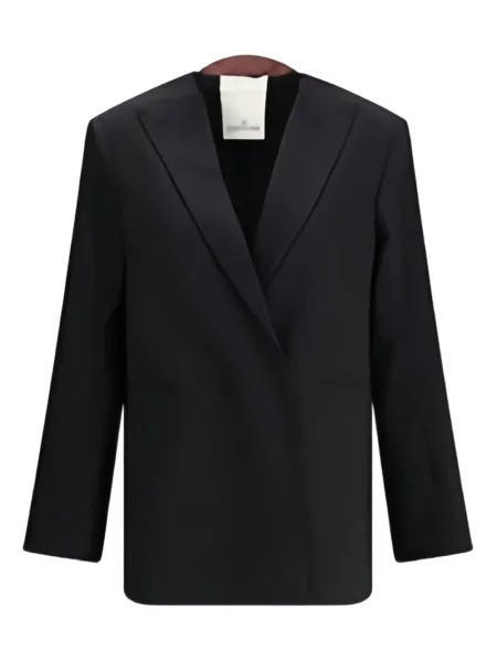 Marynarka Di Stavnitser z klapą czarna