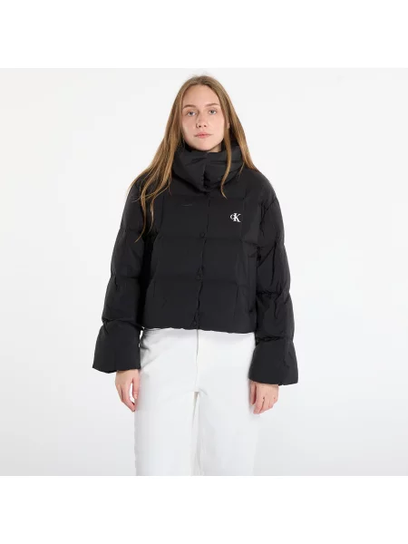 Jacheta Calvin Klein Jeans Short Down Puffer Jacket Black XS negru