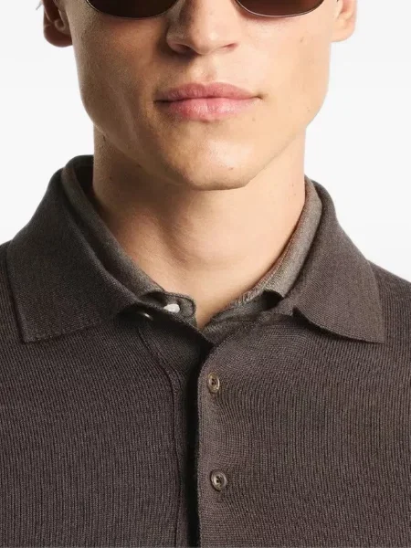 Μακρύς polo Fay καφέ