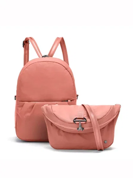Pacsafe Рюкзак Перероблений рожевий