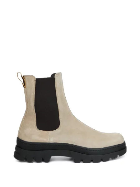 Botine chelsea Moorer din piele de căprioară chunky