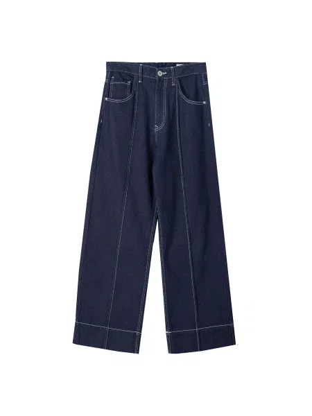 Bershka Traperice morsko plava