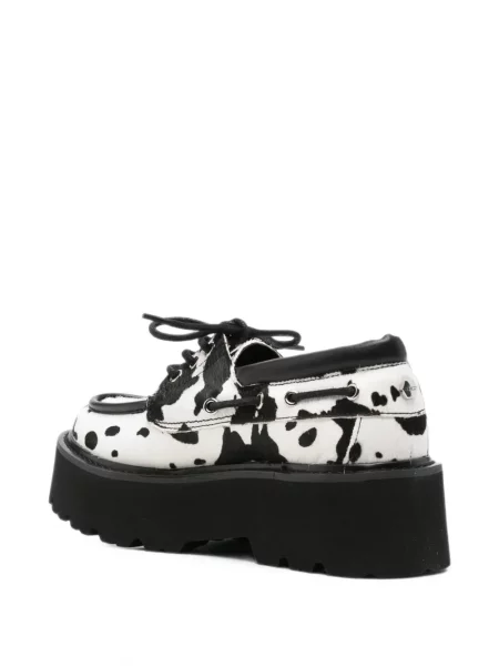 Pantofi loafer Cult cu platformă cu imagine alb