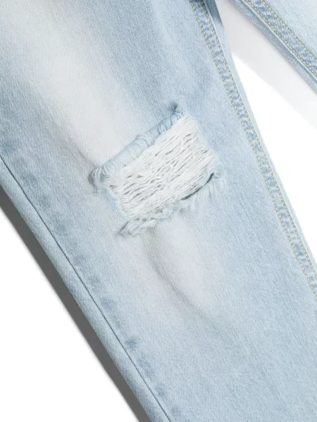 Dětské straight fit džíny Msgm modré