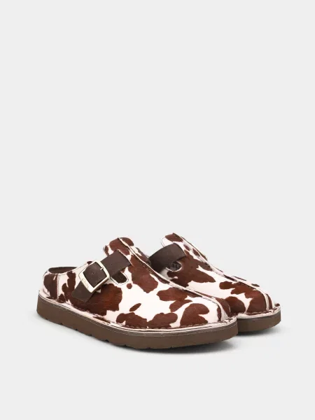 Замшевые сабо Clarks