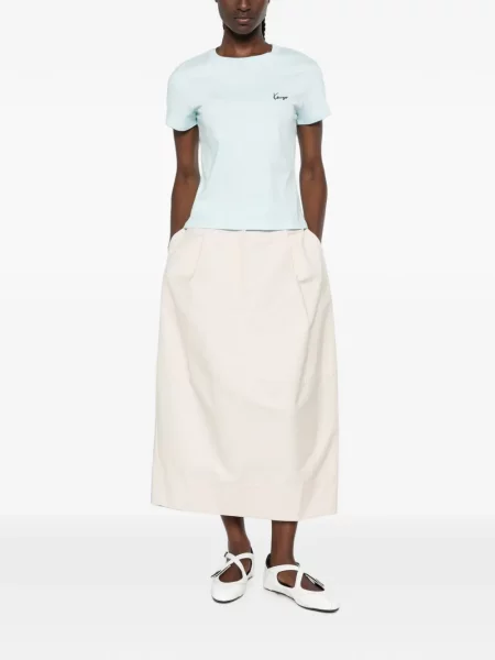 Tricou Kenzo cu broderie albastru
