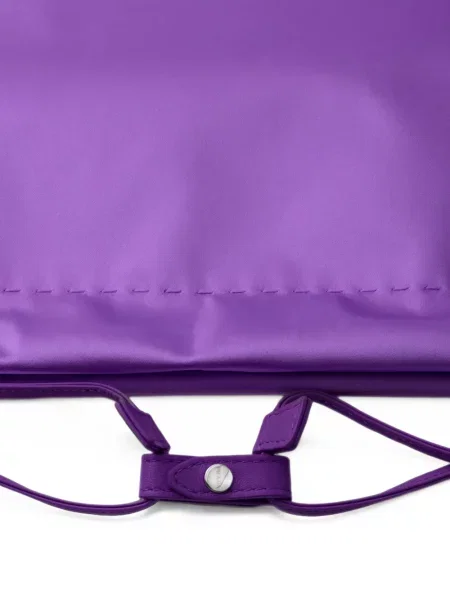 Geantă Prada de mătase violet