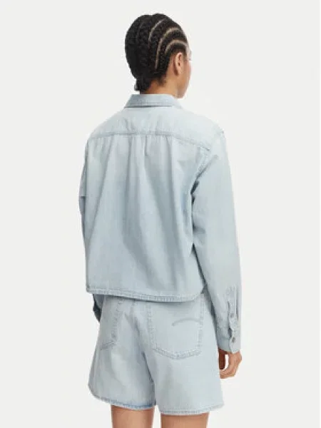 G-Star Raw Jeans srajca Resort Svetlo modra