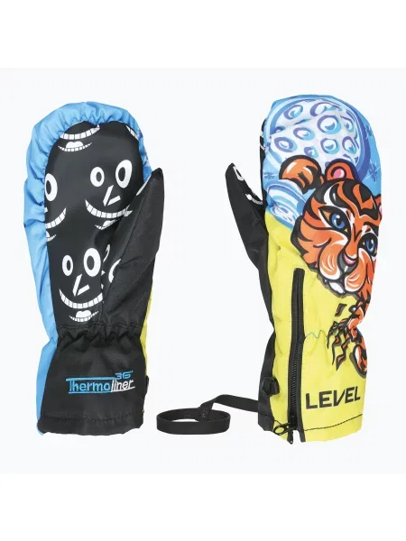 Mănuși de schi pentru copii Level Lucky Mitt sky blue albastru