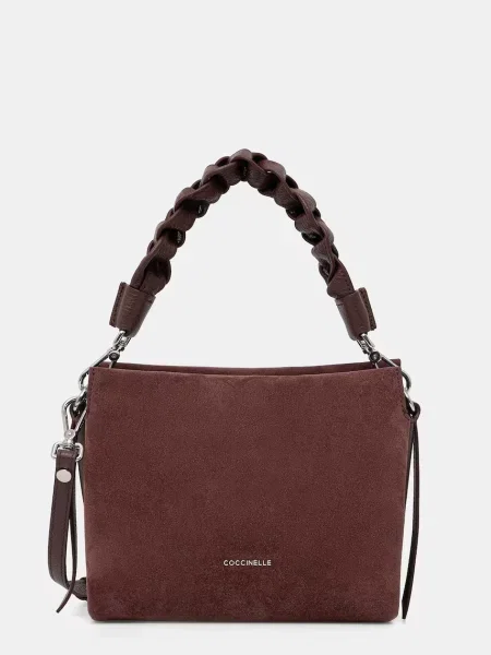 Coccinelle crossbody kabelka dámska semišová červená