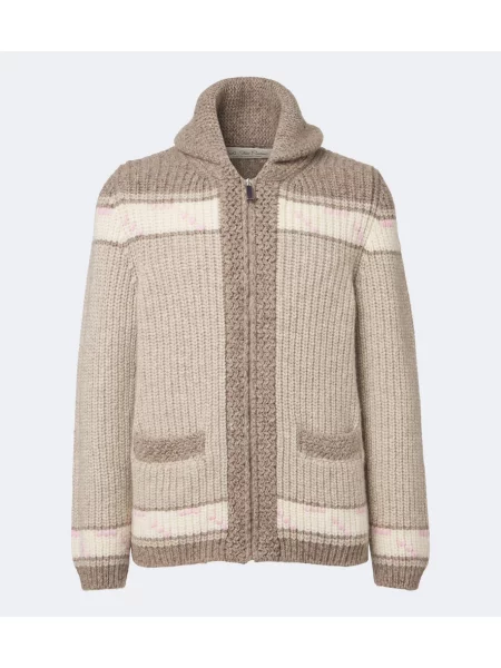 Kasmír kardigán God's True Cashmere bézs