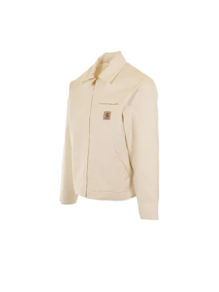 Kurtka z Detal z logo Model Detroit' Carhartt Wip beżowa