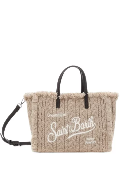 Geantă shopper Mc2 Saint Barth tricotate