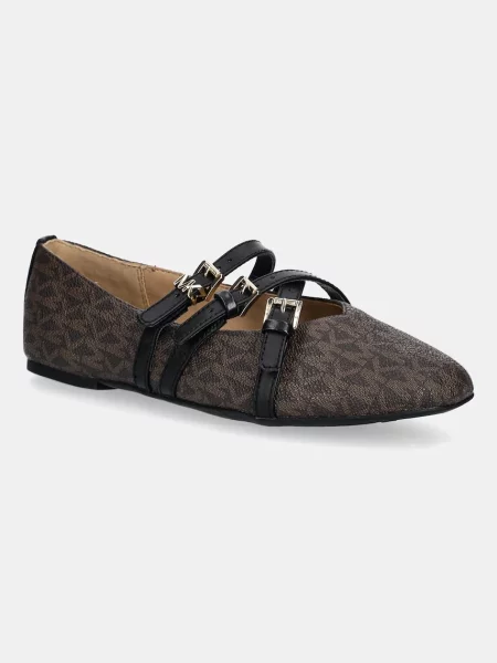Балеринки MICHAEL Michael Kors Indy кафяво