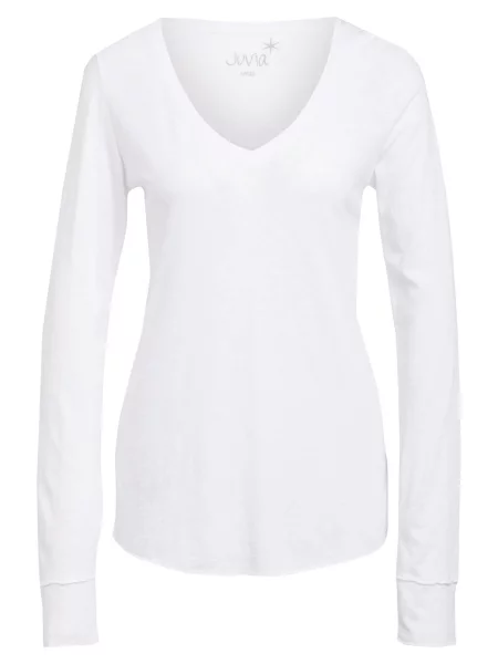 Juvia Koszulka Z Długim Rękawem weiss biała