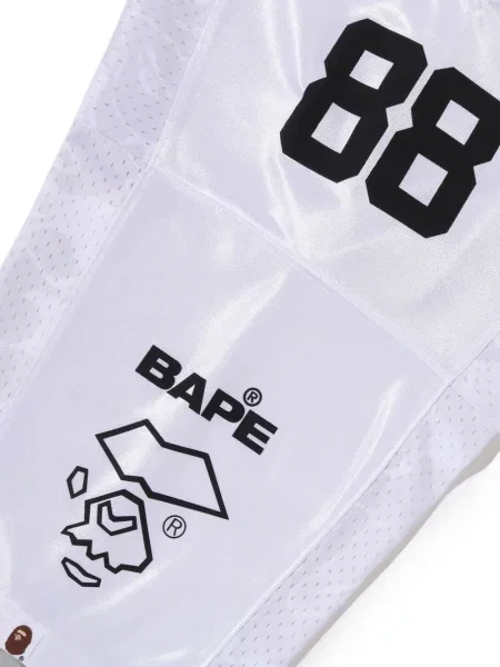 Tricou A Bathing Ape® cu imagine plasă alb