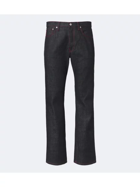 Blugi drepți Acne Studios albastru