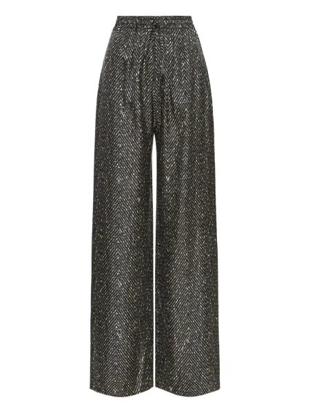 Pantaloni Oscar De La Renta negru