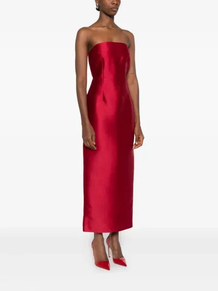 Rochie maxi Solace London de costum roșu