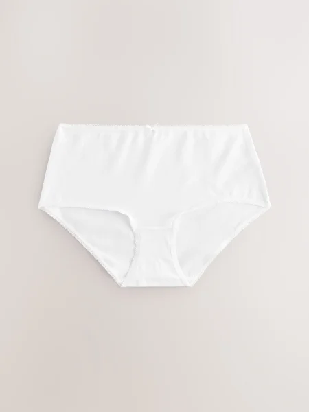 Next Chiloți Cotton Rich' alb