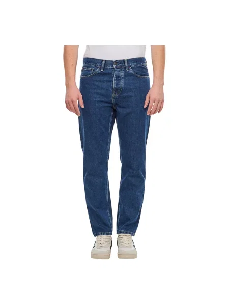 Jeansy z 5 Carhartt Wip niebieskie