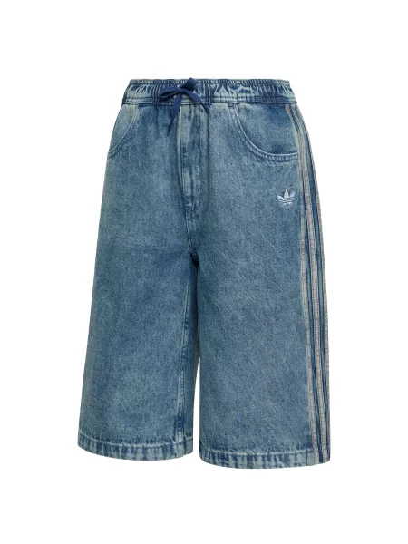 ADIDAS ORIGINALS Παντελόνι LOOSE DENIM μπλε ντένιμ λευκό