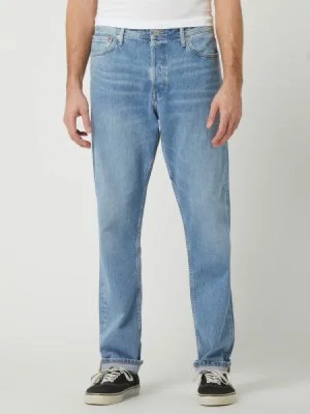 Jeansy o luźnym kroju z bawełny model ‘Chris’ Jack & Jones