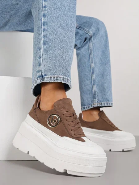 Sneakers Sedvira închis bej