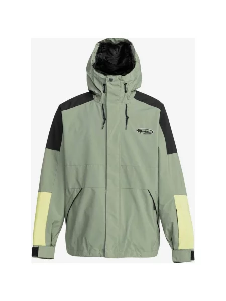 Kurtka z kapturem Quiksilver Radicalo jasnozielona S zielona