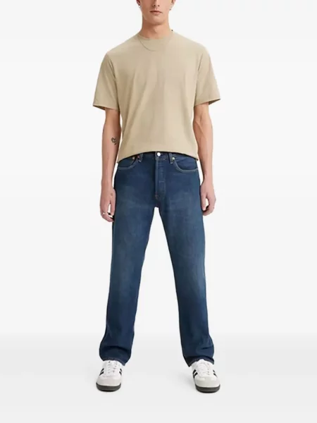 Blugi drepți Levi's® cu talie înaltă albastru