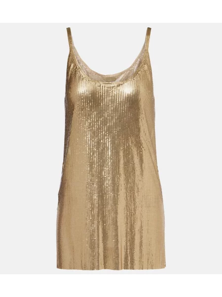 Rochie Rabanne auriu