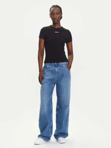 Tričko Tommy Jeans černé