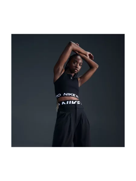 NIKE Sport top PRO fekete fehér