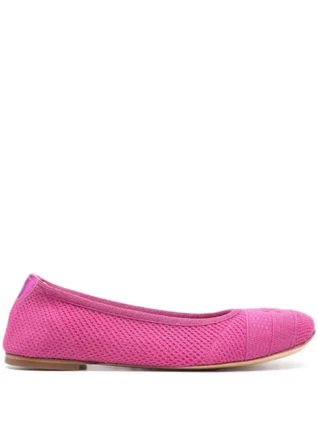 Balerini Casadei tricotate roz