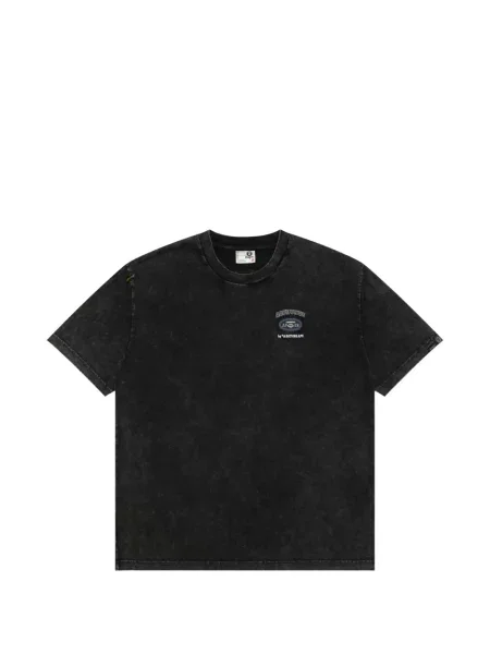 Tricou Aape By A Bathing Ape cu broderie scurt negru