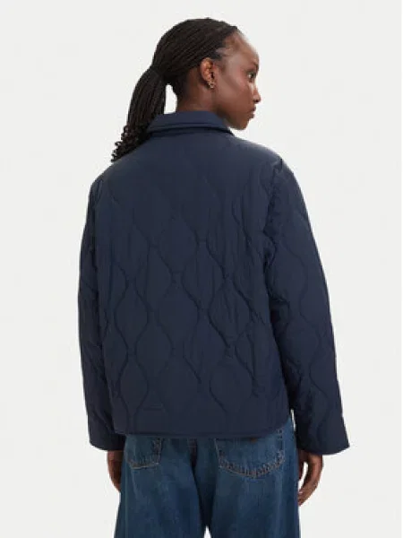 Tommy Jeans Přechodná bunda námořnická modř