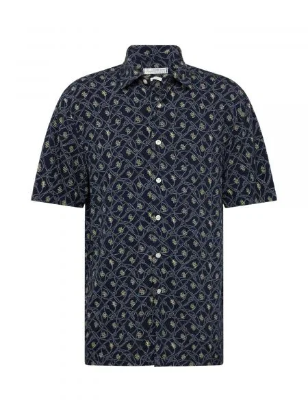 GUESS Cămașă SS COLLIN AOP alb